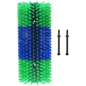 Home livestock scratching brush for cow, horse, goat animal back scratching brush, effective livestock brushes for scratching, includes horse brush and goat scratching post(a)