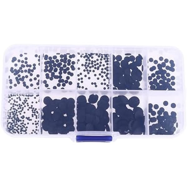 Home 500pcs conductive rubber buttons for infrared remote control – mixed sizes conductive rubber keypads repair kit
