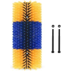 Home livestock scratching brush for cow, horse, goat animal back scratching brush, effective livestock brushes for scratching, includes horse brush and goat scratching post(b)